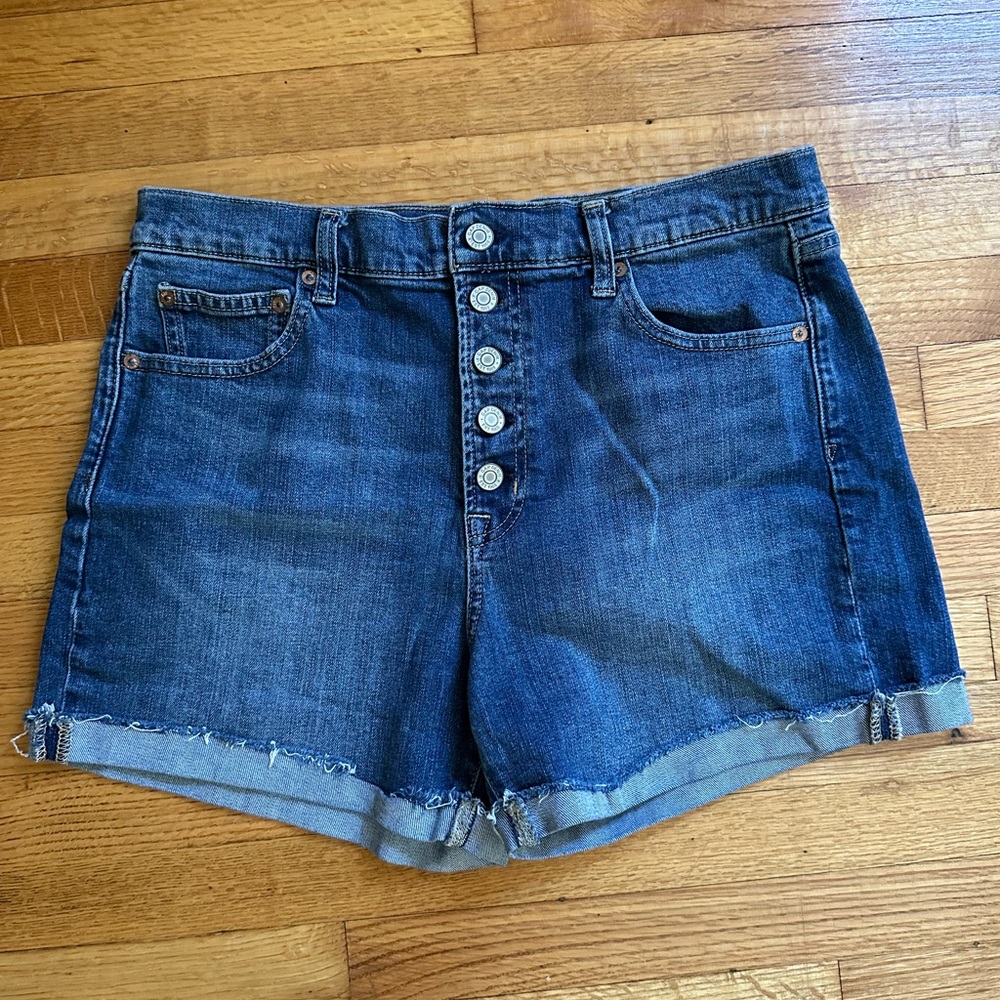 Gap Denim Button-Fly Women Shorts
